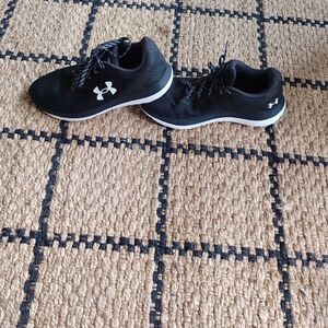 Under Armour Black Athletic Sneakers with White Logo
